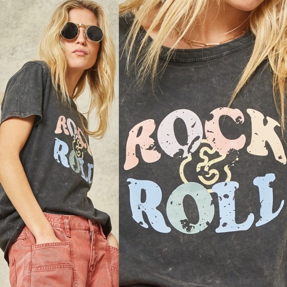 Rock & Roll Graphic Tee - Picture 2 of 2